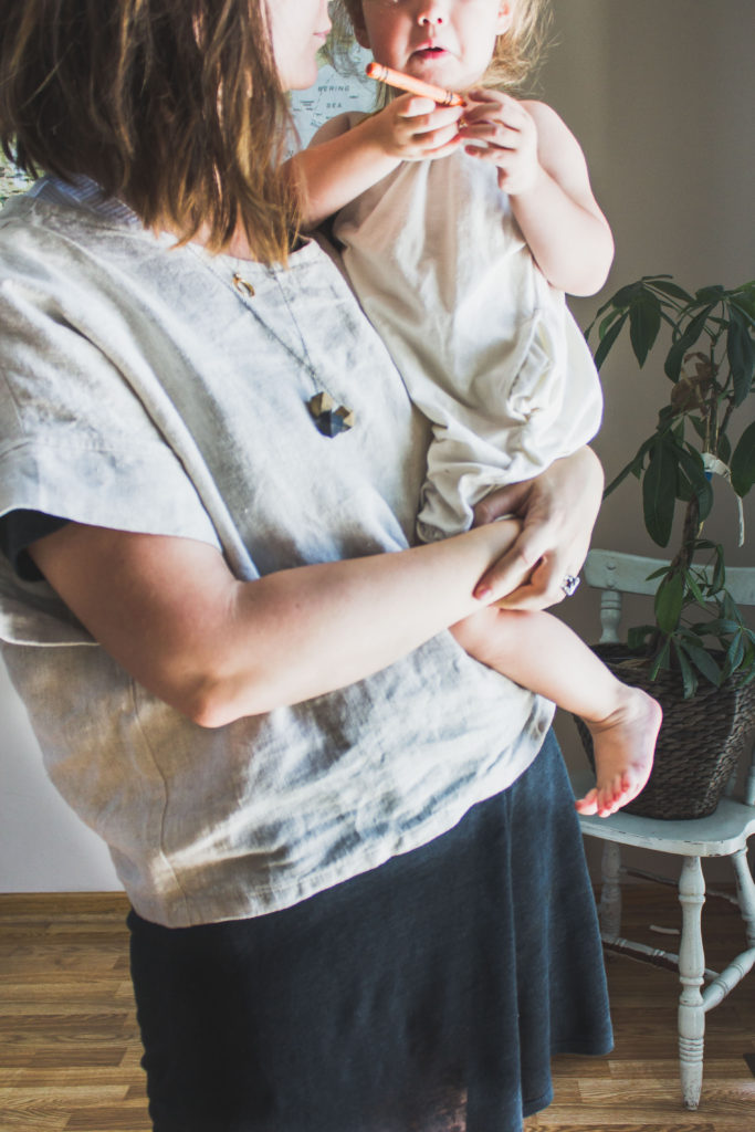 Mama Style: the Georgia Tee Crop Top from Elizabeth Suzann