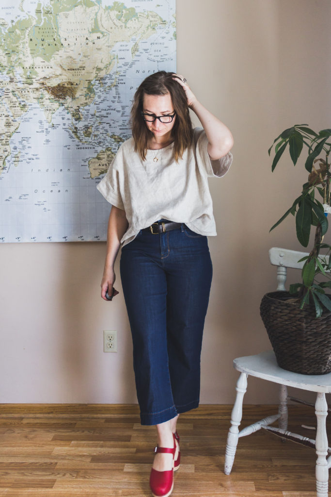 Mama Style: the Georgia Tee Crop Top from Elizabeth Suzann