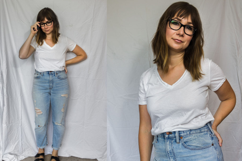 One White Tee 3 Ways // Feat. The Cotton V from Everlane