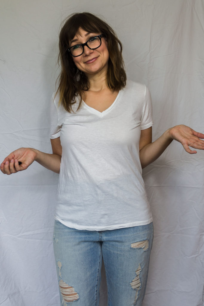 One White Tee 3 Ways // Feat. The Cotton V from Everlane