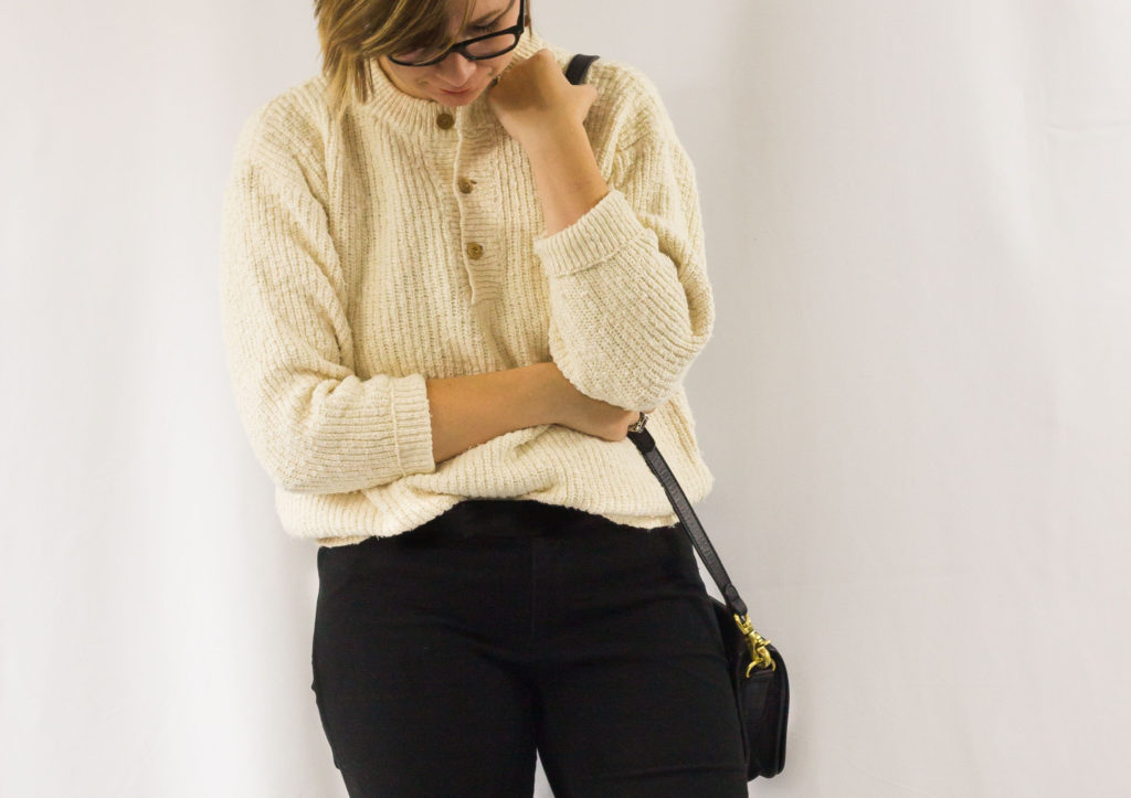 Vintage Sweater and Purse-1