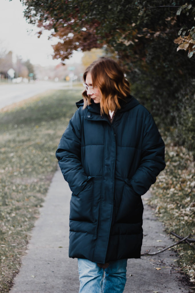 a Review of the new Everlane Renew Long Puffer