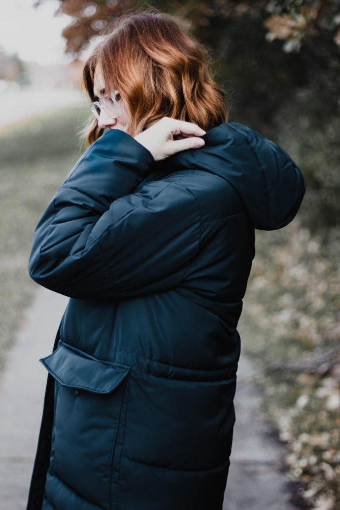 Everlane shop long puffer