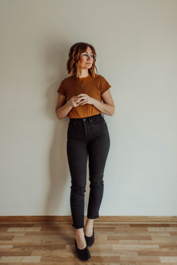 everlane high waisted pants