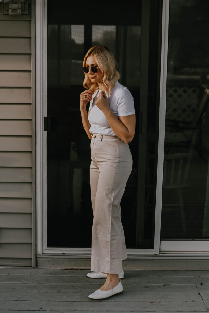 Everlane Review: the Wide Leg Chino