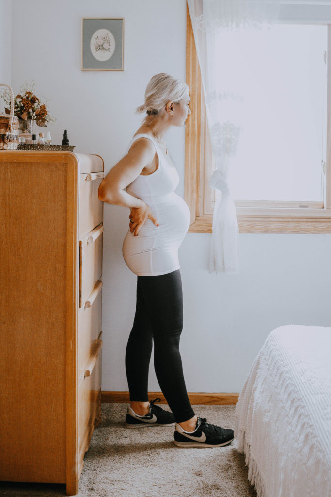 Storq Maternity Haul/Try On: maternity tank top and maternity leggings
