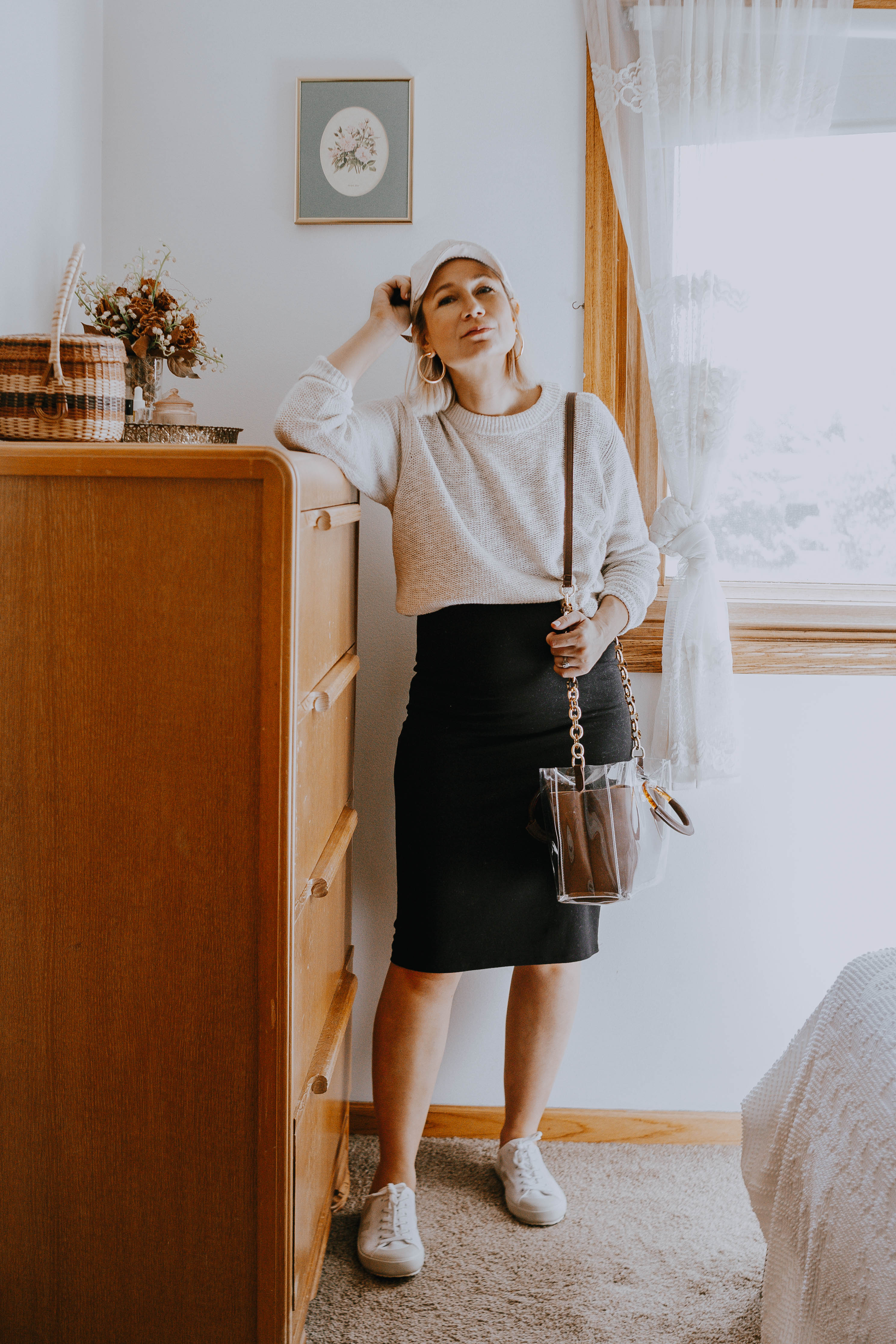 What I Wore Last Week: Sweater Over Dress