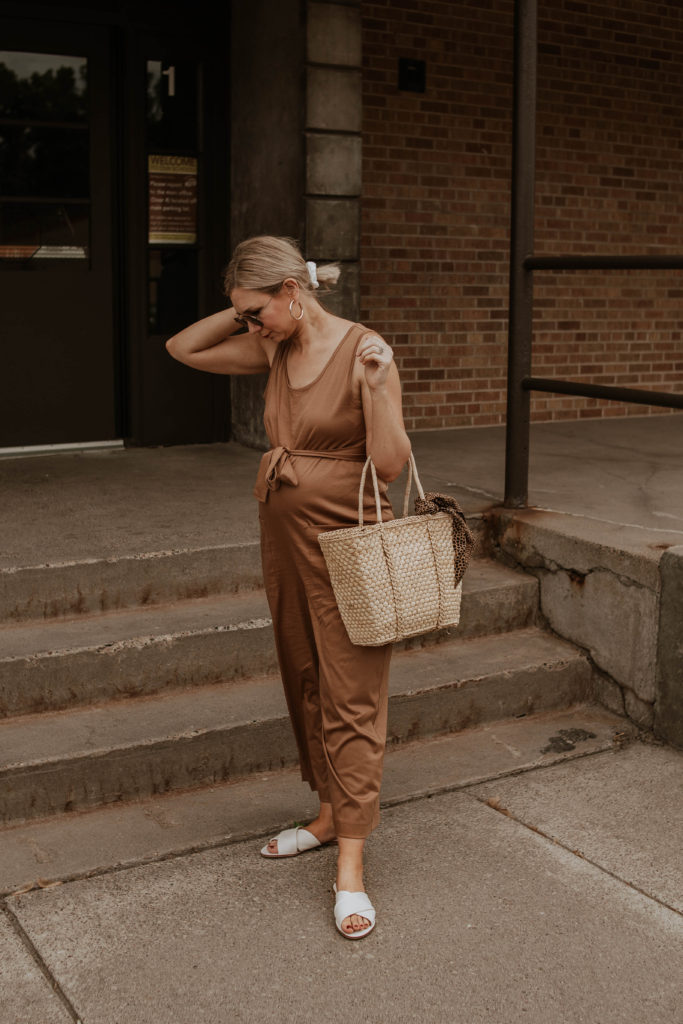 30 Days of Summer Style Day 15: Everlane Luxe Cotton Jumpsuit
