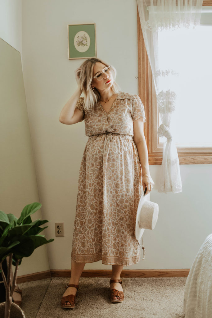 end of summer outfits, christy dawn dress, dawn dress, troentorp clogs, anna clogs, lack of color boater hat