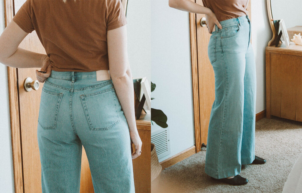 everlane mom jeans