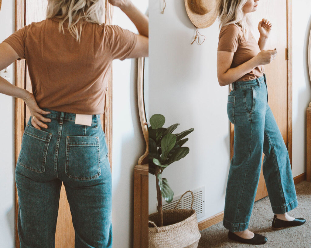 everlane flare jeans