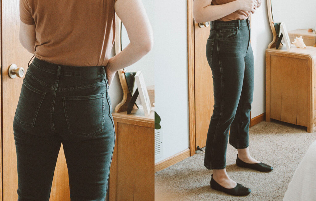 madewell and everlane jeans