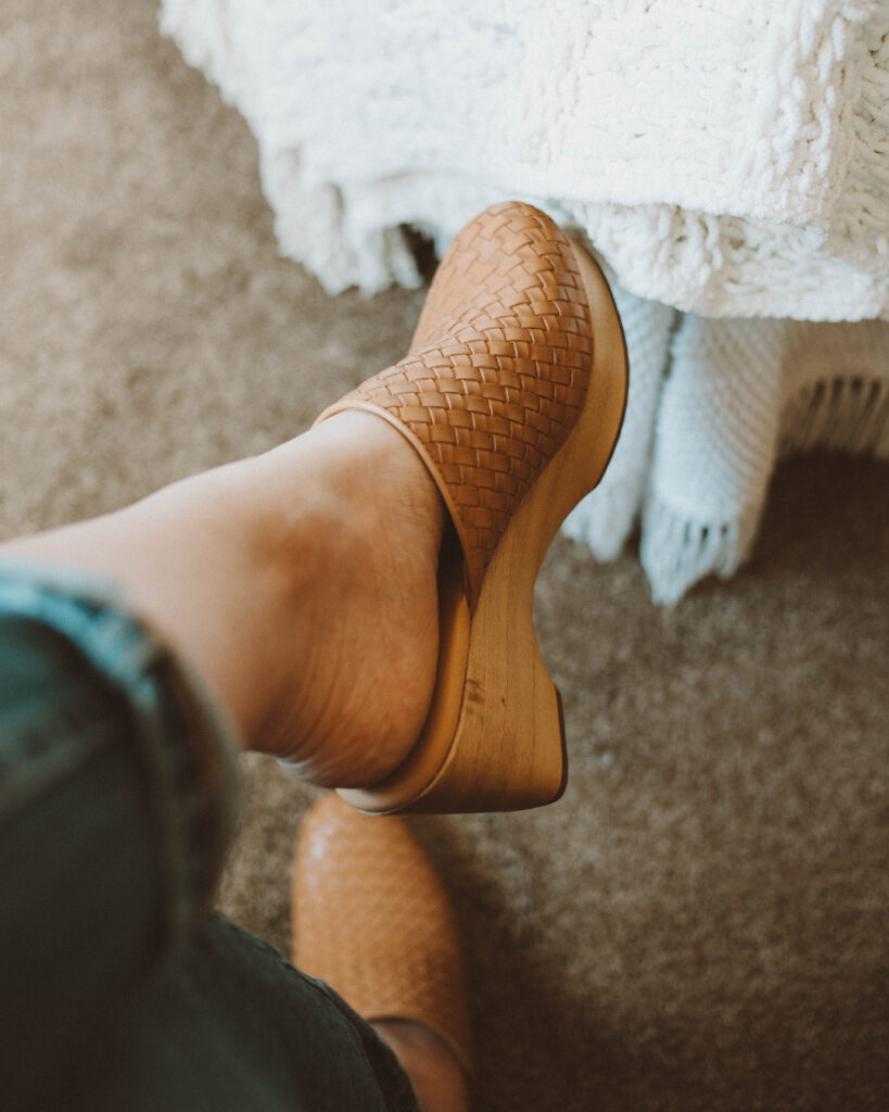 New in at Everlane: Styling Required, woven clog